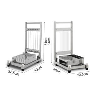 Alta calidad Semi Auto Praline queso parmesano caramelo máquina cortadora de alambre Manual doble brazo pastel Chocolate guitarra cuchilla cortador/ - Product Image 5