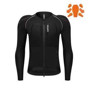 Chaqueta de Motociclismo de Invierno Unisex para Adultos, Armadura Suave Transpirable, Manga Larga, Forro Polar Térmico, Camisas Protectoras de Motocross - Product Image 4