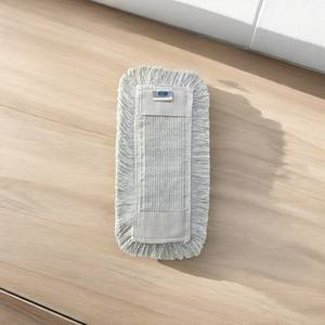 Gizmop Balai à poussière 40 cm en coton bouclé, tissu polyester, antibactérien, réutilisable, durable, auto-essoreur, pour parquet - Product Image 2