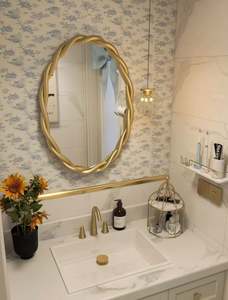 French Style Fresh Blue Ballet Style Advanced Feeling High-end Floor <b>Bathroom</b> Vanity - Product Image 4