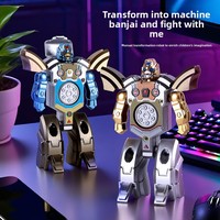 Robot Gyro à Doigts Transformable Créatif Anti-Stress, Tendance TikTok, en Plastique Durable et Résistant aux Chocs, Jouet pour Enfants - Vente en Gros