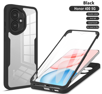 Pelindung Layar Dua Sisi 360 Perlindungan Penuh HD Casing Ponsel untuk Glory 400 5G 600 Magic 8 Pro / Magic 8