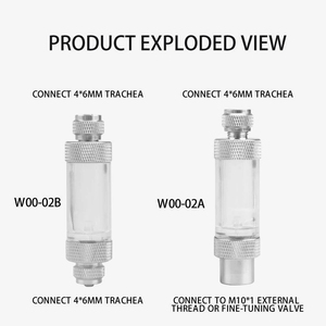 ZRDR aquário Check Valve-Regulador Difusor Reator Single-Head ou Dual-Head Aquário CO2 Bolha Contador Bomba de Ar Acessórios - Product Image 4