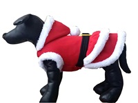 Nouveau Costume de Noël 2025 pour Chien et Chat, Motif Père Noël Mignon, Confortable, Accessoires Sportifs pour Animaux de Compagnie, Coton Polyester Imprimé Moderne