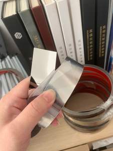 201 Stainless Steel Countertop and Bar <b>Edging</b> Flat Strip Trim Patti with Self-Adhesive Backing <b>Tape</b> - Product Image 3