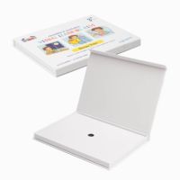 Logotipo personalizado al por mayor Rosa rígido magnético regalo caja de papel pestañas reciclables caja de embalaje con ventana de PVC