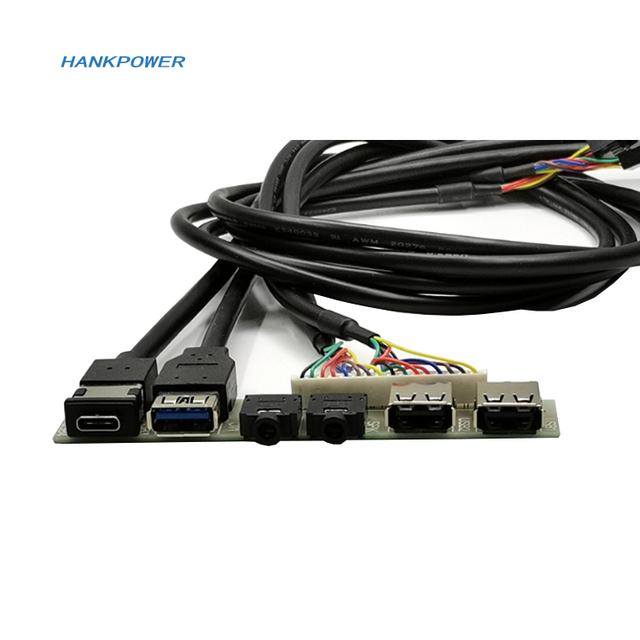 OEM Factory Desktop Computer Case Cable PC Front Panel USB3.0 Type-C HD Audio Interface Cable