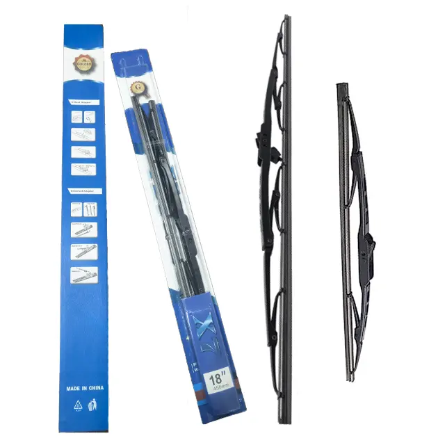 Design Automotive Replacement Windshield Wiper Blades Popular Selling New Car Accessories Black Natural Rubber Universal 12"-28"