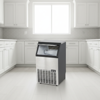 Máquina de Hielo Comercial Independiente con Autolimpieza Hicon, 40 Kg/24h