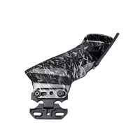 Rétroviseur de moto en aluminium métallique SH-312 6 mm, convexe, grand angle, placement gauche/droite, mise à niveau de rétrofit