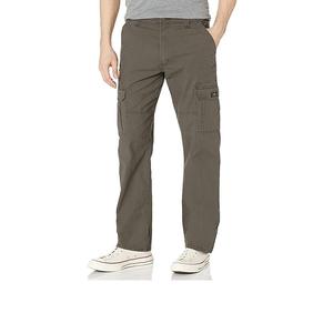 Pantalon cargo droit tissé décontracté et élégant pour hommes, couleur unie de haute qualité, multi-poches, séchage rapide, respirant, bon marché, exportation. - Product Image 1