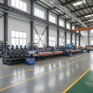 آلة تشكيل إطارات الأبواب الأمنية عالية السرعة المقاومة للحريق، معدات أبواب دوارة مضادة للسرقة قابلة للتخصيص مع مجموعة محرك تروس - Product Image 1