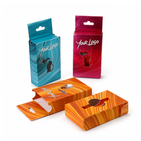 Individuell Bedruckte Reverse-UV-CR-Schubladenpapierbox 1ml Modische Hängeverpackung mit Sichtfenster und Karton-Einlage