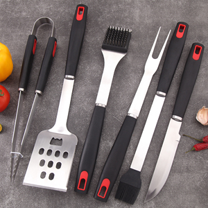 Set Completo di Utensili per Barbecue in Acciaio Inox, Kit di Accessori per Grigliate all'Aperto, Regalo per Amanti della Cucina - Product Image 6