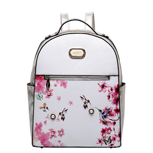 Sac à dos et portefeuille vegan en cristal orné de dentelle Hummingbird - Product Image 2