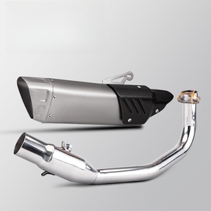 Escape de Acero Inoxidable con Sección Delantera y Trasera Modificadas, Apto para Honda Forza300/350, Accesorio de Modificación de Tubos de Escape - Product Image 5
