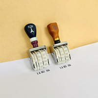 Kit DIY en bois de style coréen rétro et énergique pour tampon à rouleau avec marquage d'événements, fabriqué en Chine