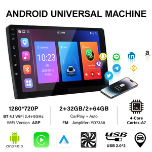 Reproductor Multimedia para Auto Android con Chip 8227, 2DIN, Pantalla Táctil HD 1280x720, Bluetooth, WiFi, Mirror Link, Navegación y Estéreo, Suministro de Fábrica - Product Image 2