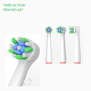 Brosse à dents électrique rotative-oscillante à 2 têtes avec poils doux, étanche IPX8, vibration à 4200 tr/min - Product Image 6
