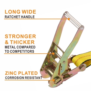 Sangle de fixation de <span class=keywords><strong>roue</strong></span> de voiture de 2 pouces, robuste, avec trois blocs antidérapants en caoutchouc, crochet en J pivotant, sangle de fixation à cliquet pour <span class=keywords><strong>roue</strong></span> - Product Image 6
