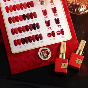 Set de Esmaltes en <span class=keywords><strong>Gel</strong></span> Sin HEMA DannyColl Colección Roja de 30 Colores Marca Blanca al por Mayor para Fiesta de Navidad Esmalte de Uñas en <span class=keywords><strong>Gel</strong></span> con Logo Personalizado - Product Image 4