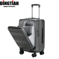 Nouvel arrivage : Ensemble de valises de luxe avec poche frontale, qualité supérieure, compartiment pour ordinateur portable, bagages professionnels OEM