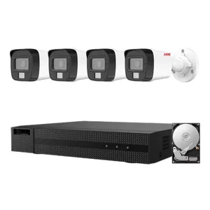 Hik OEM Analog Camera Kit DVR-216Q-M1 DS-2CE16D0T-LPFS 2MP AHD Camera 8ch 16ch DVR Kit CCTV security camera system