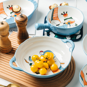 Ensemble de vaisselle en céramique ménager, de style <span class=keywords><strong>japonais</strong></span>, bol à soupe, personnalité créative, belle combinaison - Product Image 5