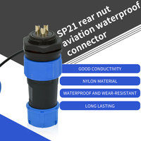 Connecteur série SP SP11 SP13 SP17 SP21 SP29 1 2 3 4 5 6 7 9 12 14 16 19 22 24 26 broches IP67 IP68 câble étanche