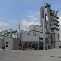 Centrales de malaxage d'asphalte bitumineux à faible investissement, centrale de malaxage d'asphalte fixe de haute performance pour les travaux routiers