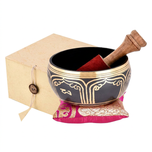 Cuenco de Bronce Tradicional con Sonido Profundo y Resonante para Terapia de Sonido y Relajación - Product Image 1
