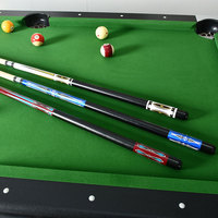 Harga Terjangkau Tongkat Biliar 2-Piece 57-Inci, Tongkat Biliar Kayu Keras Solid dengan Ujung 12.5mm untuk Biliar, TP-C4807
