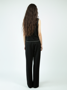 เสื้อถักไหมพรมสีพื้นลำลองสำหรับผู้หญิง ผ้าเรยอน ไนลอน สแปนเด็กซ์ - Product Image 3