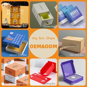 Nouvelles boîtes en carton à fond à clipser, personnalisées, uniques et haut de gamme, pour vêtements - Product Image 3