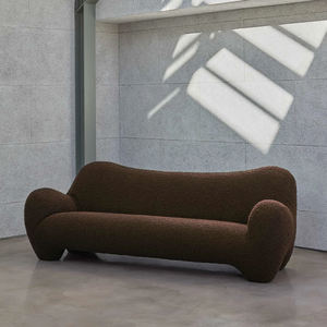 Wabi-Sabi ชุดโซฟาแบ่งส่วนทำจากผ้าครีมฝรั่งเศสแบบย้อนยุคสไตล์ย้อนยุคหลายคนสำหรับบ้านโรงแรมโซฟารับแขก - Product Image 3