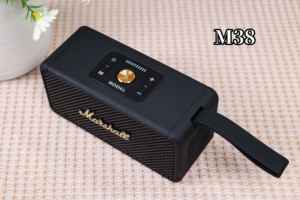 <span class=keywords><strong>Enceinte</strong></span> <span class=keywords><strong>Bluetooth</strong></span> portable rétro M38 - <span class=keywords><strong>Enceinte</strong></span> audio <span class=keywords><strong>sans</strong></span> <span class=keywords><strong>fil</strong></span> de style <span class=keywords><strong>Marshall</strong></span> avec sangle de transport pour une utilisation à domicile/en extérieur - Product Image 4