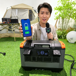 BIGINVERTER Estación de Energía Portátil al por Mayor 2400W 2KWh 4 Tomas de CA Carga Solar para Rescate de Emergencia y Ayuda en Desastres - Product Image 5