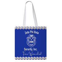 Sac fourre-tout personnalisé Zeta Phi Beta pour fille, sac en toile ZPB avec lettres grecques de la sororité, sac de rangement, sac à main de shopping, sac à bandoulière, cadeau de festival