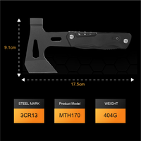 Couteau de camping multifonctionnel de qualité industrielle avec lampe LED, ouvre-bouteille de sécurité et lame pour survie en extérieur, personnalisable OEM