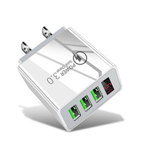 <span class=keywords><strong>Chargeur</strong></span> USB 3 ports EU US Plug LED Display 3.1A Charge rapide <span class=keywords><strong>Chargeur</strong></span> de téléphone portable intelligent <span class=keywords><strong>pour</strong></span> iPhone <span class=keywords><strong>Samsung</strong></span> Xiaomi Tablet - Product Image 1