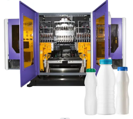 1-5L पीई पीपी एचडीपीई प्लास्टिक दूध की बोतल बाहर निकालना झटका मोल्डिंग मशीन