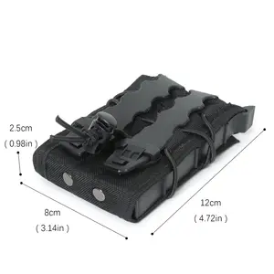 Mag Pouch AR MOLLE Magazine Pouch con inserto Kydex de liberación rápida y compatible con MOLLE