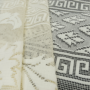 Filet de maille en tulle polyester, voile transparent, en <span class=keywords><strong>organza</strong></span> léger, <span class=keywords><strong>blanc</strong></span> plissé, décoration en dentelle, tissu transparent - Product Image 4