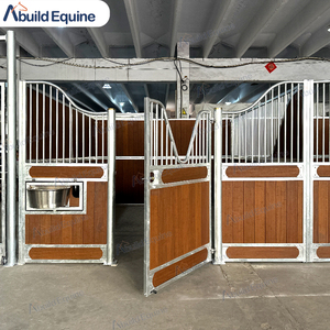 Paardenstal Met Scharnierende Deur Gegalvaniseerde Paardenstal Paardenstal Fronten Doos Paardenhek Panelen - Product Image 5