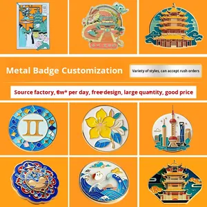 Fabricante de insignias metálicas personalizadas: Medalla conmemorativa de anime con logo impreso de dibujos animados, tipo esmalte, para procesamiento de medallas, regalo de China - Product Image 5