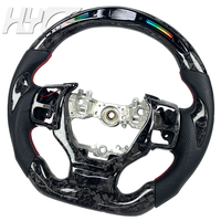 Volant personnalisé en cuir et fibre de carbone pour l'intérieur de voiture Lexus IS350 GS350 GS300 IS250 IS RX NX LS UX LC GS GX LX LC