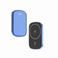 Échantillon gratuit, livraison gratuite, design magnétique, chargeur sans fil mince 10000mAh, batterie externe portable 10000 mAh