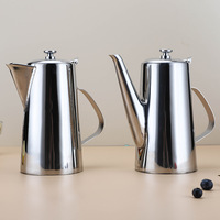 Bouilloire sifflante coréenne en acier inoxydable, bouilloire à eau froide pour hôtel, pichet à eau en acier inoxydable, pichet à boisson froide, jus, thé
