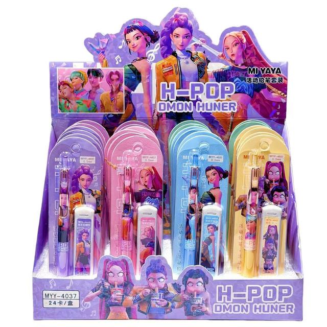 Korean Style Witch Team Activity Pencil Set No Sharpening Constant Core Automatic Pencil Student Small Gifts Learning Awards