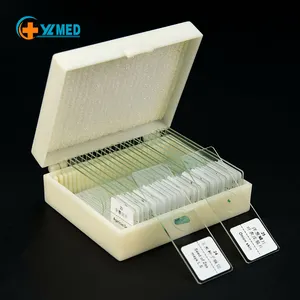 Hoge Kwaliteit 25 Stuks Biologische Microscoop Bereid Dia Biologie Plant Dier Slides